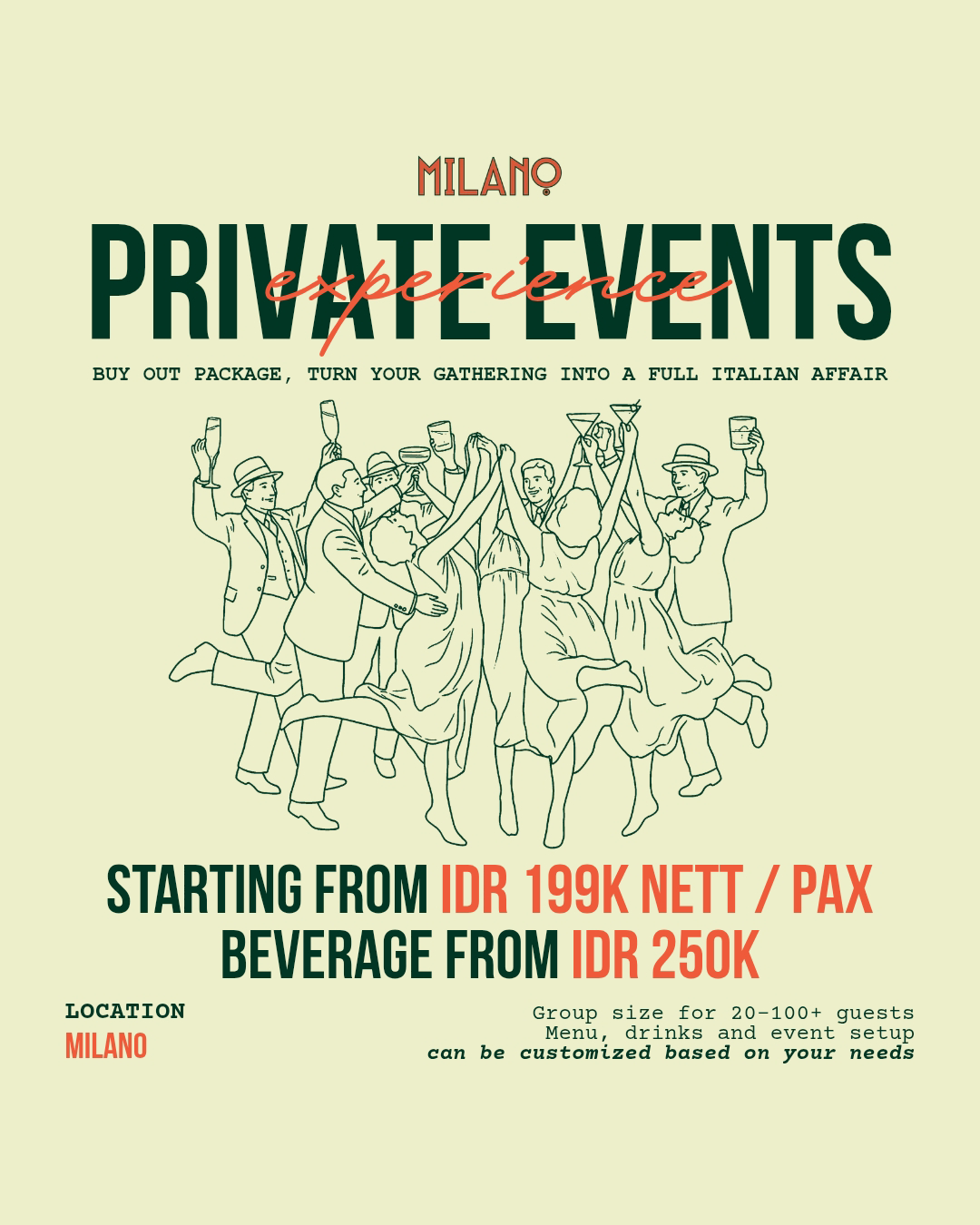 package-milano-private-event